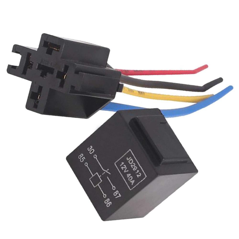 Automotive Relay Waterproof 12V/24V Relay Socket Automotive 4pin