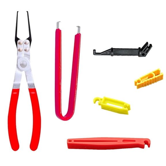 Automotive Relay and Fuse Puller Pliers Set, 6-Pack - Essential Tools for Car Maintenance