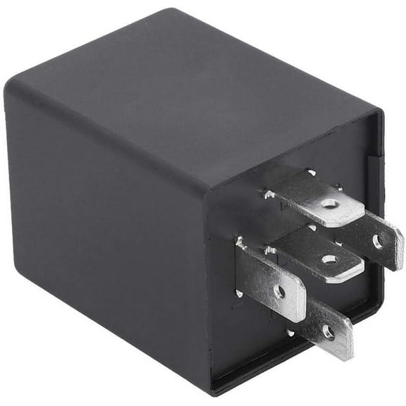 Automotive Relay for Cars Motorcycles, Non Polarity Normally Open Flash Relay Good Performance (Adjustable Frequency)
