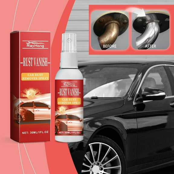 Automotive Rust Removal Spray, Metal Rust Prevention & Stain Remover, Protects Paintwork, Provides Long-Lasting Protection, Fast Drying Anti-Rust Spray, 30ml Metal Surface Protection Solution
