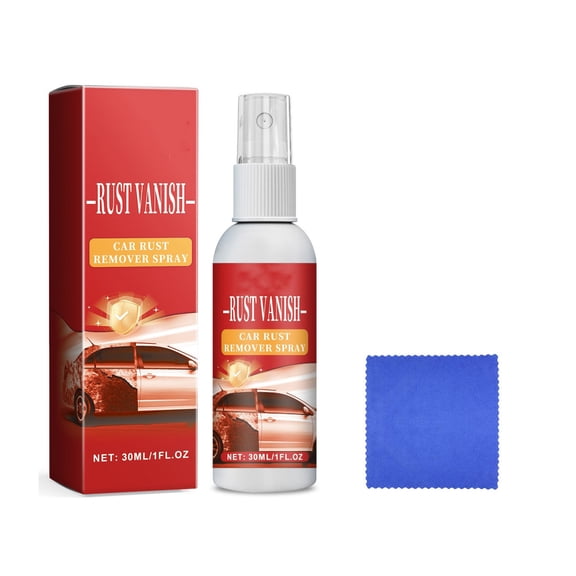 Automotive Rust Removal Spray With Paint Protection, Quick-Drying Formula And Long-Lasting Anti-Rust Coating For Car Surfaces, Metal Parts, 30Ml, 0.15 Lb