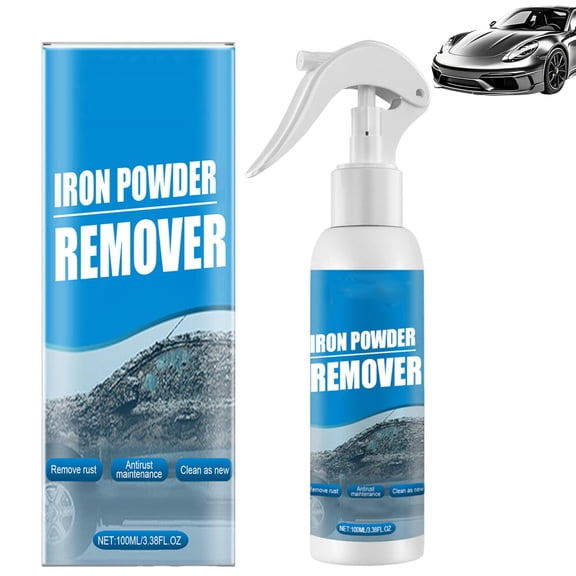 Automotive Rust Remover Spray 100ml, Iron & Rust Cleaner for Wheels, Rims, Metal Sufrfaces