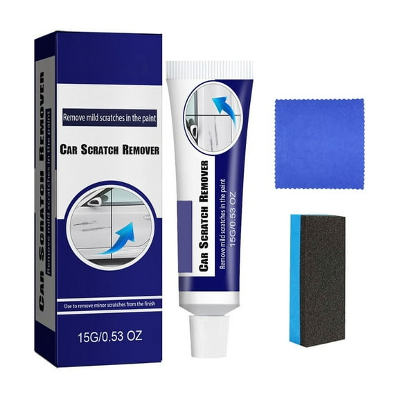 Automotive Scratch Repair Agent, Car Paint Scratch Remover, Scratch Removal Compound for Light Scratches and Swirl Marks, Paint Polishing Wax for All Car Colors without Color Difference