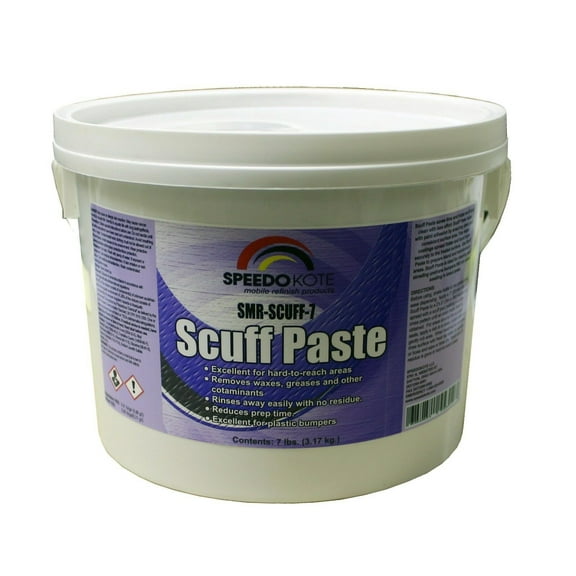 Automotive Scuff Paste Paint Preparation Abrasive & Cleaner, 7 lbs, SMR-SCUFF-7