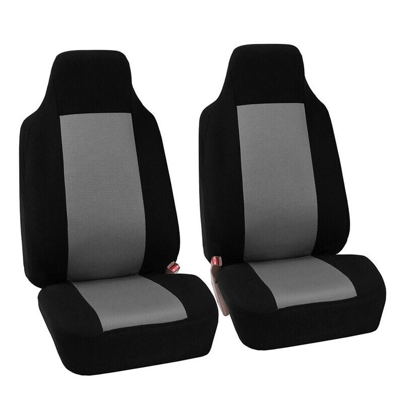 Automotive Seat Covers for Cars Trucks and SUVs (Set of 2) Black Seat