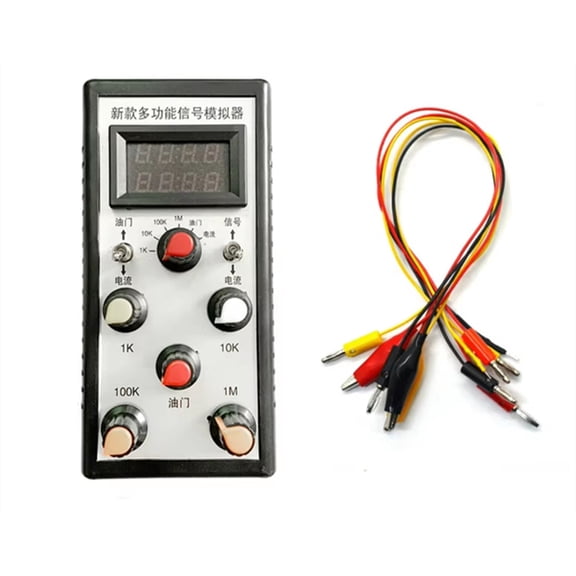 Automotive Sensor Signal Simulator Automotive Adjustable Resistance to Analog Sensor Generator Circuit Service Tool,1 x Signal Simulator
