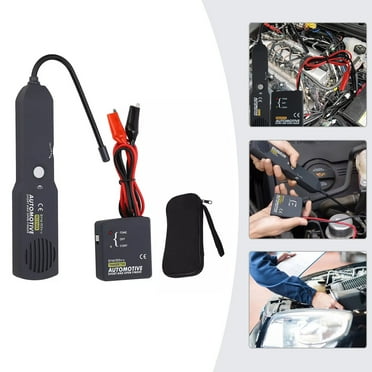 Automotive Short and Open Finder Circuit Tester DC 6-42V Car Wire Tracker Tool Powered by 2 9V Batteries (Self Provided)