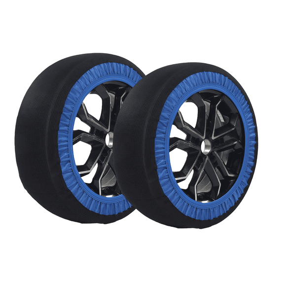 Automotive Snow Socks For Tires Snow Socks For Car Tires 2 Pack, Tire Socks For Snow, Textile Snow Chains For Car, For Passenger Cars SUV Off-Road Vehicles Trucks Winter Emergency Snow Traction -P1