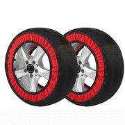 Automotive Snow Socks For Tires Snow Socks For Car Tires 2 Pack, Tire Socks For Snow, Textile Snow Chains For Car, For Passenger Cars SUV Off-Road Vehicles Trucks Winter Emergency Snow Traction -6006