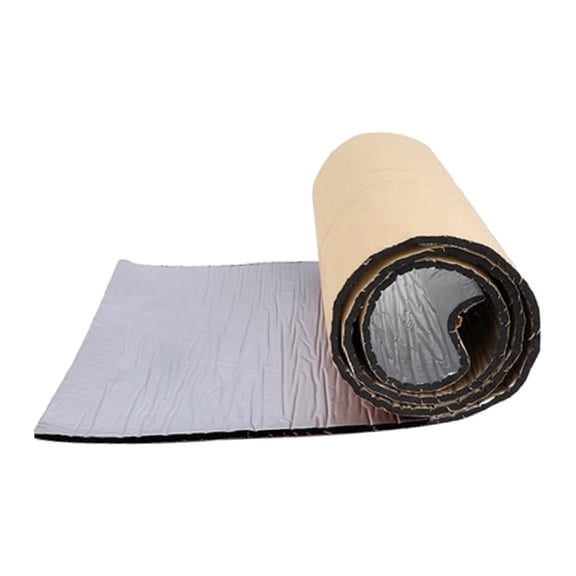 Automotive Sound Deadener, Noise Insulation Heat Barrier Soundproof Waterproof Car Heat Insulation Mat for Wheel Arch Door Chassis Roof 50cmx200cmx5mm