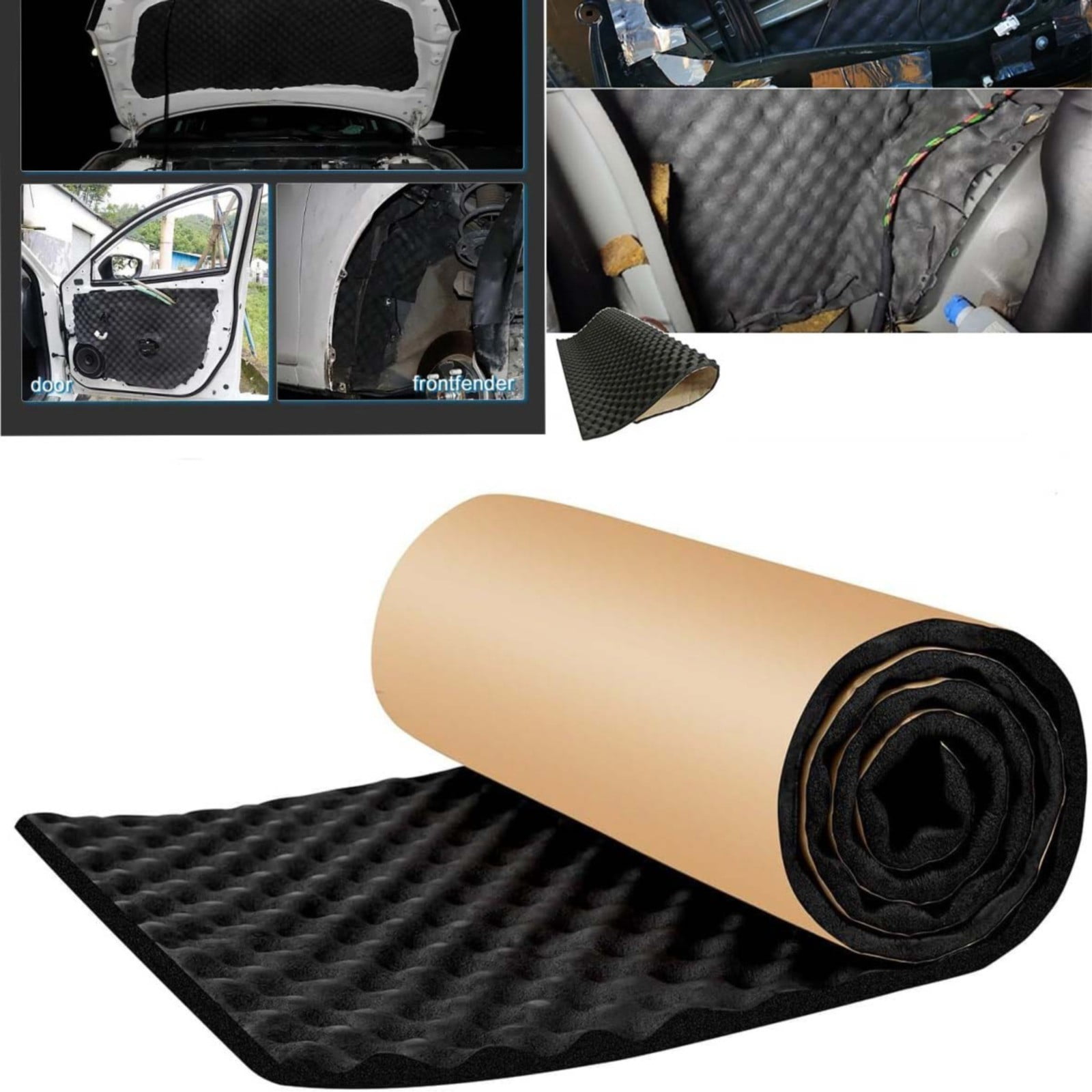 Automotive Soundproof Insulation Mat (Engine Firewall Foam, Self ...