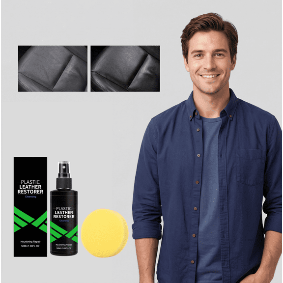 Automotive Surface Maintenance Kit, Leather and Vinyl Repair Kit, Car Leather Repair Kit, Car Upholstery Repair Kit, Complete 50Ml Scratch Set Paired with 1 Applicator Tool to