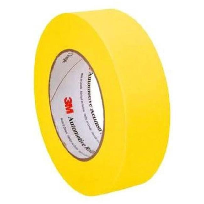 Automotive Systems Warehouse 3M 3M06654 Masking Tape, Yellow - 1.5 in. - 36 mm x 55 m