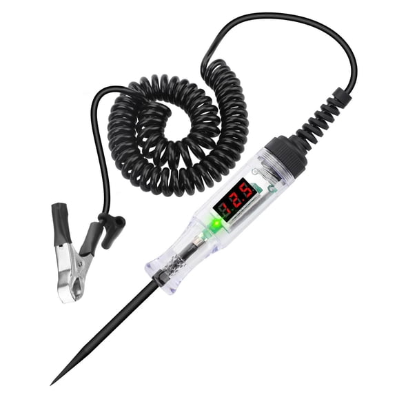 Automotive Test Lamp Screen 3-120V DC Digital Electric Voltage Circuit Checker