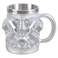 thumbnail image 1 of Automotive Themed Stainless Steel Insert Cup Mechanical Detailing Resin Coffee Mug Insulated Drinkware For Daily Use, 1 of 7