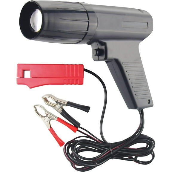 Automotive Timing Light 12V, Inductive Ignition Timing Light Gun for 2&4 Stroke Petrol Engine for Old Classical Car Motorcycle