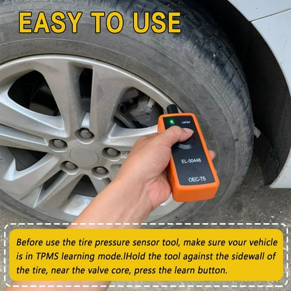 Automotive Tire Sensor Reset Tool, Relearn System Programming Training Tool, Tire Pressure Monitor Sensor, Reset Tool for Most GM Series Vehicles, Car Accessories, Red
