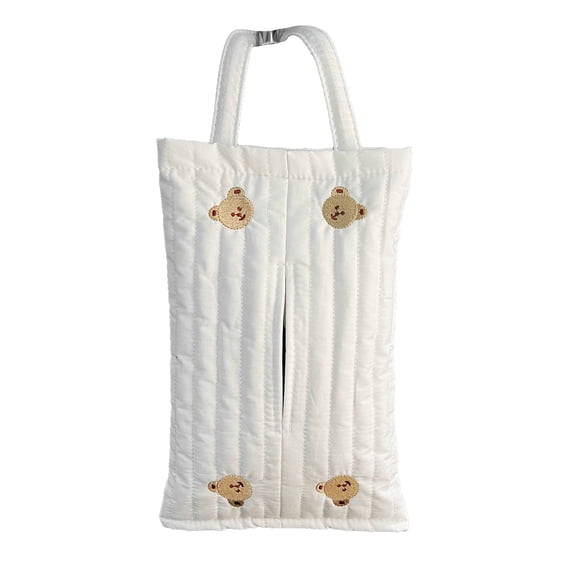 Automotive Tissue Protective Box Sun Glasses Box Hanging Doors for Seat Backs with Band