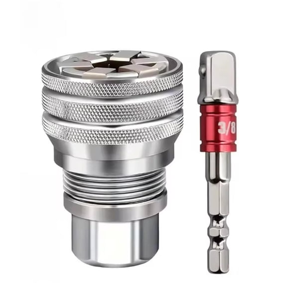 Automotive Tools,Universal Wrench,Multi-Function Universals Socket Wrench Tool,Multi-Function Universal Socket Wrench Tool - Universal Maintenance Tool, Adjustable Socket Wrench(Sliver 1pc 6.7in)