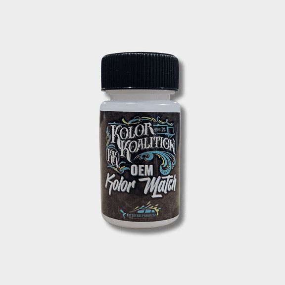 Automotive Touch Up Paint Jar GMC Black WA8555