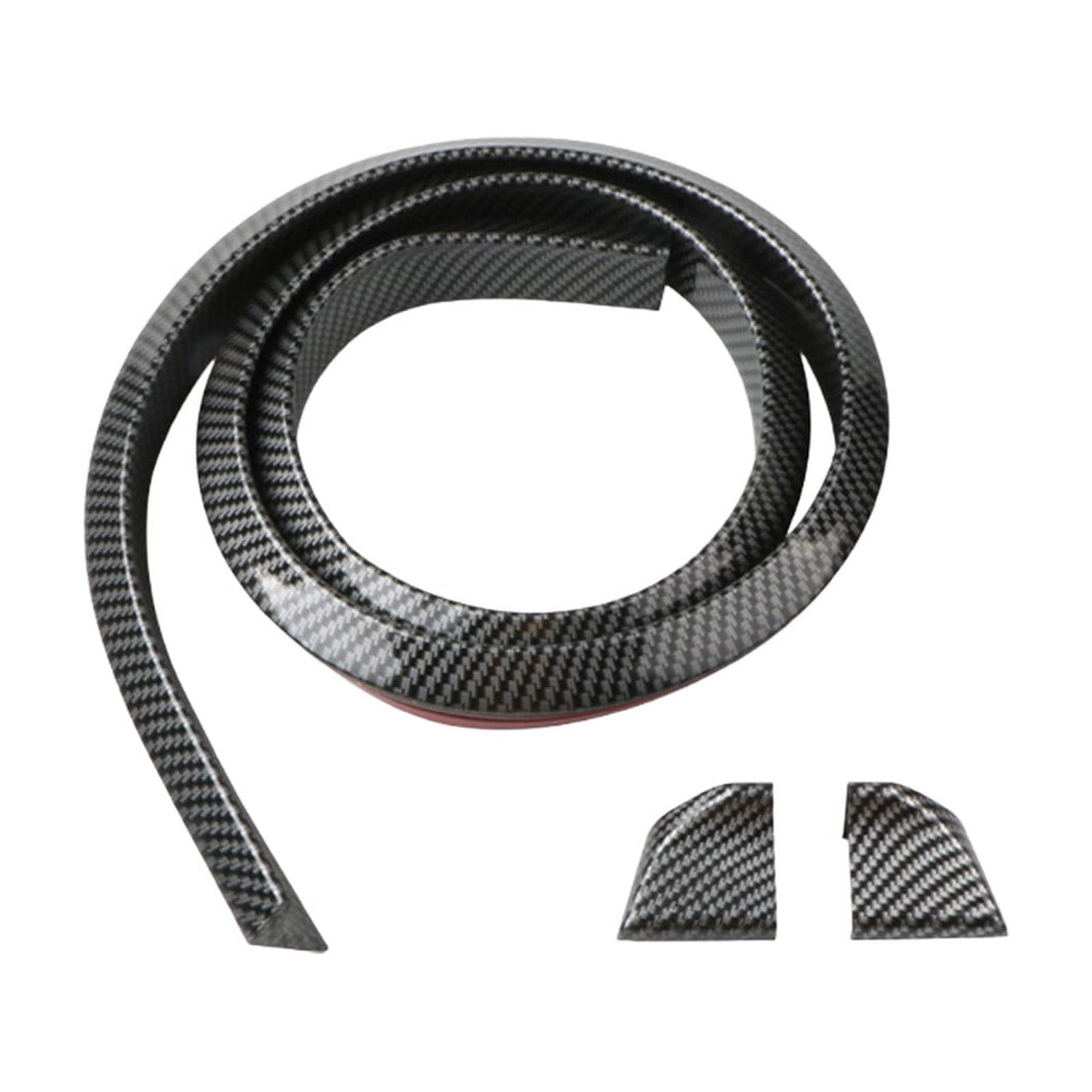Automotive Trim Carbon Fiber Pattern ABS Spoiler Wind Deflector Drill ...