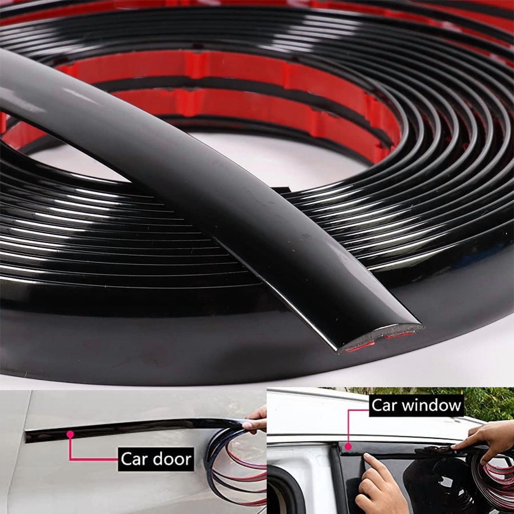 Automotive Trim Molding Glossy Black Wide Car Side Moldings for All ...