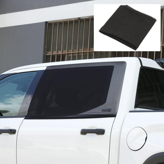 Automotive Universal Rear Door Bug Screen for Toyota Tundra 2022 ,Dust Screen Breathable Mesh Insect Screen(Black)