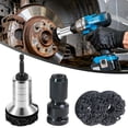 thumbnail image 1 of Automotive Wheel Hub Axle Head Rust Removal and Maintenance tools,Automotive Brake Hub Cleaning Kit, 3-in-1 Rust Removal & Polishing tool, Compatible with Power Drill & 1/2" Impact Wrench, 1 of 9