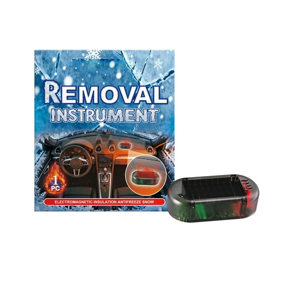 Automotive Windshield Defroster Using Solar Energy And Electromagnetic Technology For Quick Snow And Ice Removal In Winter