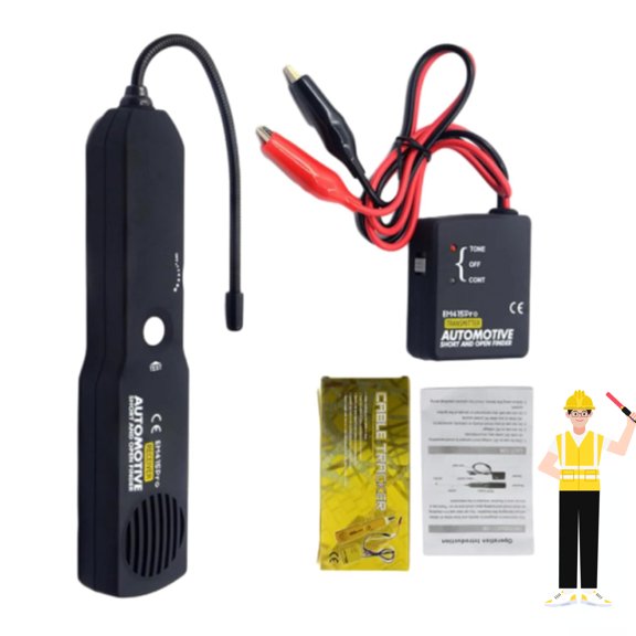 Automotive Wire Fault Finder, Crucialas Circuit Tester, Em415 Automotive Electrical Open & Short Finder Circuit Tester, Cable Tracker, Cable Tracker Electrical, Short Circuit Finder (Without Bag)