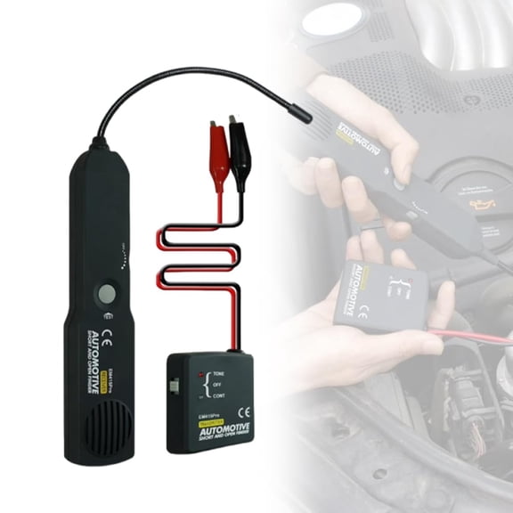Automotive Wire Tracer Tool: 6-42V Circuit Tester for Finding Short & Open Wires - Circuit Tracker for Cars, Trailers & Boats, with Case (1)