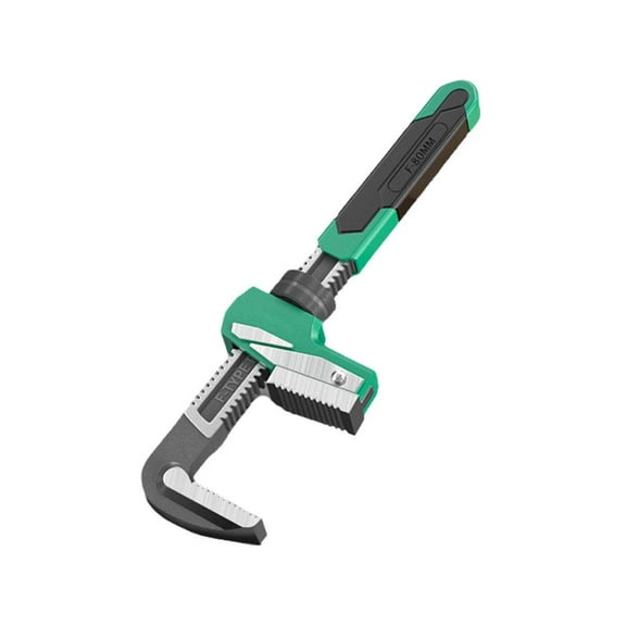 Automotive Wrench, Wide Jaw Adjustable Wrench, Opening F-Type Adjustable Wrench Pipe Wrench For Pipes Valves Screws, Plumber Wrench Tool Multifunctional Water Pipe Wrench for Pipes Valves