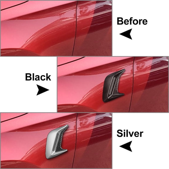 Automotive decorative side vents, air flow mudguar for DS , air intake universal-