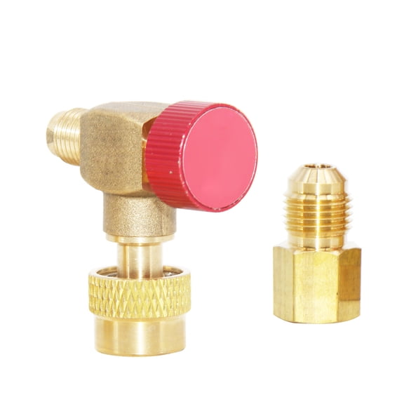 Automotive for R22 32 R410A HVAC Service Valves 90 Degree Right Angles Brass Fitting for Tight Spaces