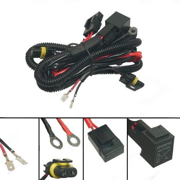 Automotive general 12V 35W/55W HID Xenon Lamp Single Lamp Cable Group H1 Xenon Lamp Reinforced Wire Harness Group