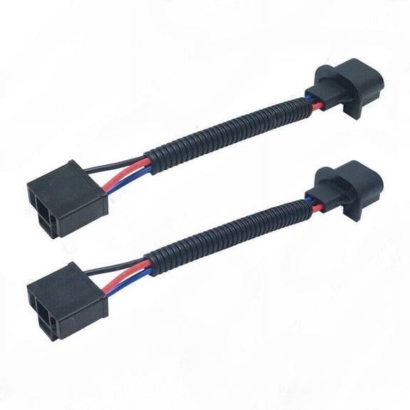 Automotive general HID LED bulb headlight plug adapter H4 to H13 automotive light wire connector harness cable