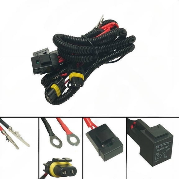 Automotive general HID xenon lamp single lamp wire group 12V 35W/55W H11 xenon headlight reinforcement wire group harness