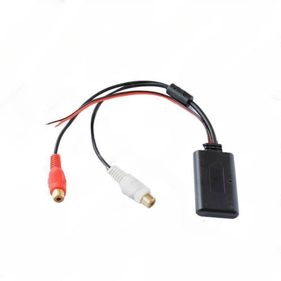 Automotive universal Bluetooth wireless audio cable, 2-channel video input, car Bluetooth music adapter cable, AUX audio cable