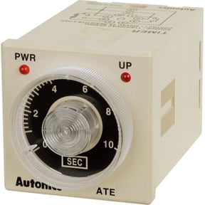 Autonics ATE-6M Analog Power-On Delay Timer, 06 Minutes, 110/220VAC, 8-Pin