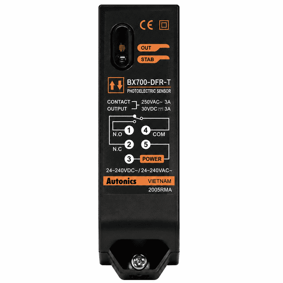 Autonics BX700-DFR-T Photoelectric Sensor, Industrial Object Detection Sensor