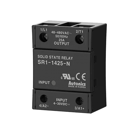 Autonics SR1-1425-N Single-Phase Solid State Relay, Panel Mount SSR