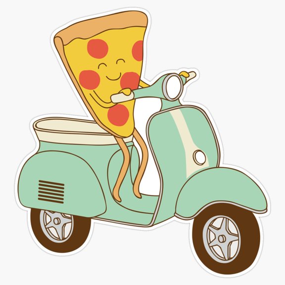 Autonomous Smart Grocery Delivery Robot Technology Tech Automation Decal For Laptop Sticker
