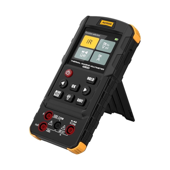 Autool DM208 Thermal Imaging Digital Multimeter, Industrial Screen Thermal Imaging Camera, 25000 Counts, 4 Color Palette Modes, -20~550C, 320x240 Display Resolution
