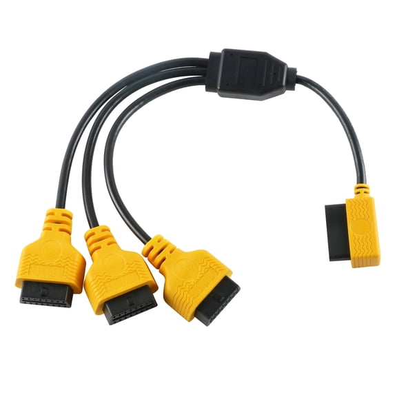 Autool OBD2 Splitter Cable 3 Way OBD-ll Extension Adapter 1 to 3 Splitter Wire 16pin OBDII Male to Female Extension Cord