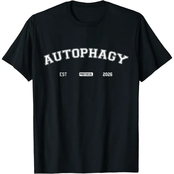 Autophagy Protocol Funny Biohacking Longevity Men Women T-Shirt