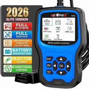 Autophix 7610 Automotive OBD2 Scanner Car All System Diagnostic Tool Code Reader Oil EPB Reset