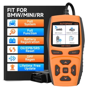 Autophix 7810 OBD2 Scanner Fit for BMW MINI Rolls Royce Vehicles Car Code Reader Scan All System Automotive Diagnostic Scan Tool Engine EPB SAS DME DDE Reset Battery Registration Tool Car OBD Scanner