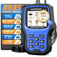 thumbnail image 1 of Autophix OM129 OBD2 Scanner Car Code Reader Battery Test Engine Code Reader Automotive Diagnostic Scan Tool OBD Scanner Automotive Scanner Read Code Clear Code Scan for EOBD OBD2 Cars after 1996, 1 of 8