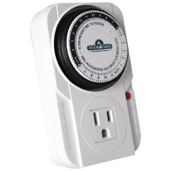 Autopilot Analog Grounded Timer, 1725W, 15A, 24 Hour