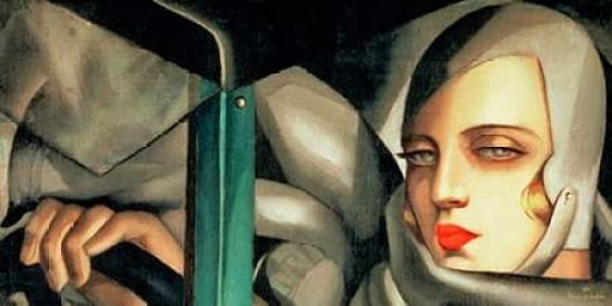 Autoportrait Canvas Art - Tamara de Lempicka (10 x 20)